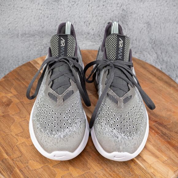 Nike Trainers Mens 6 Air Max Sequent 4 Grey White Running Shoes School Gym - Picture 2 of 8